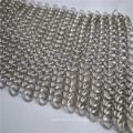 Stainless steel cast iron cleaner chainmail scrubber